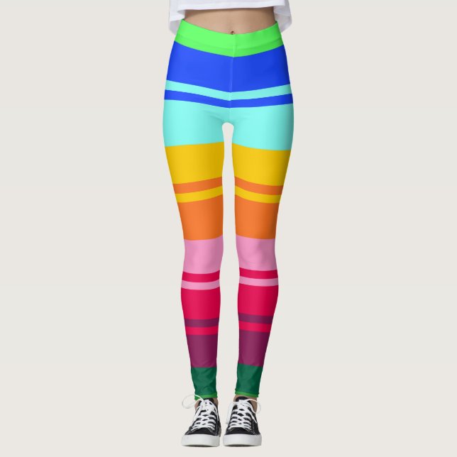 Fläckande mönster leggings (Framsida)