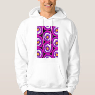 Fläckar för stort fjäll sweatshirt med luva