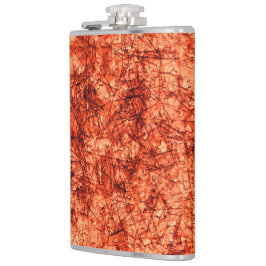 Fläckar på en lätt fläckig korallbakgrund fickplunta