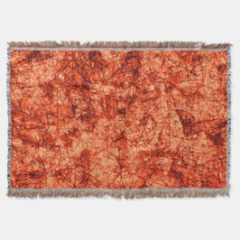 Fläckar på en lätt fläckig korallbakgrund filt