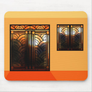 Fläckexponeringsglasart déco musmatta