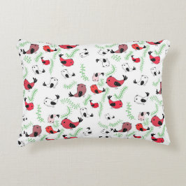 Fläckfågelskudden mönster, härbärgen stil prydnadskudde