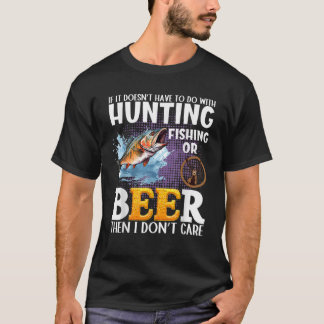 Fläckfall eller havsabborre vid vår, fiskelkkärra t shirt