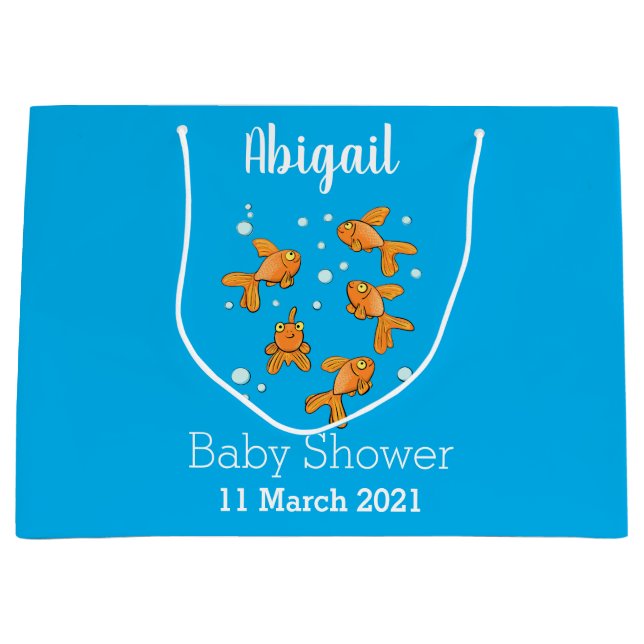 Fläckfisk av orange på blått tecknad (Framsidan)