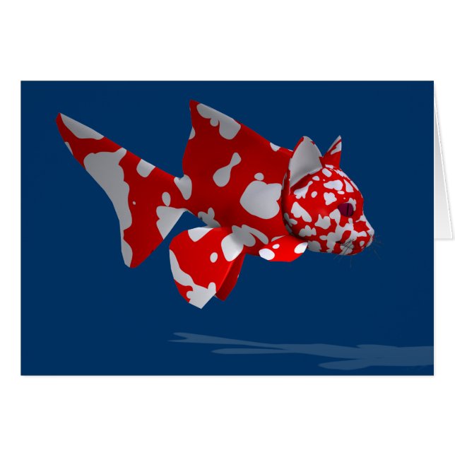 Fläckfisk Hälsningskort (Framsidan Horizontal)