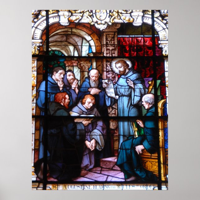 fläckglasfönster poster (Framsidan)