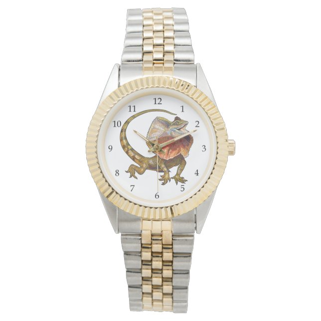 Fläckhaltig ödla armbandsur (Framsida)