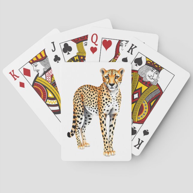 fläckig gepard casinokort (Baksidan)