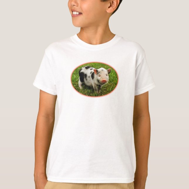 Fläckig gris t shirt (Framsida)