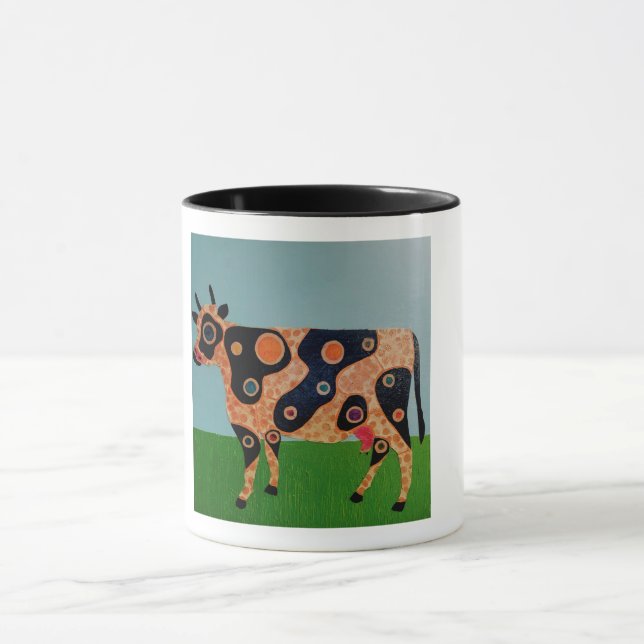 Fläckig Kossemugg med prickar Mugg (Center)