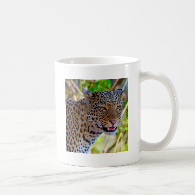 Fläckig leopard kaffemugg (Höger)