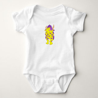 Fläckig Luddig Monster Baby Top T Shirt