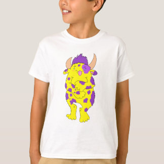 Fläckig Luddig Monster Barntröja T Shirt