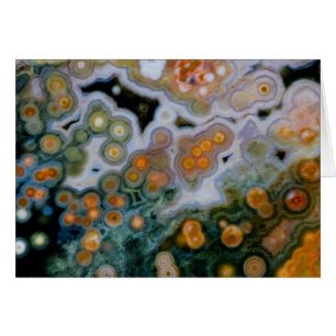 Fläckig Ocean Jasper Hälsningskort