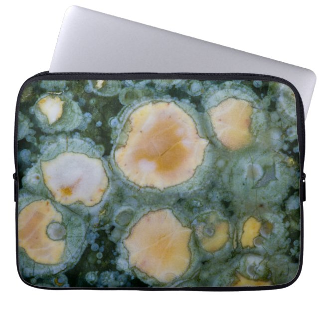 Fläckig Ocean Jasper Laptop Fodral (Framsidan)