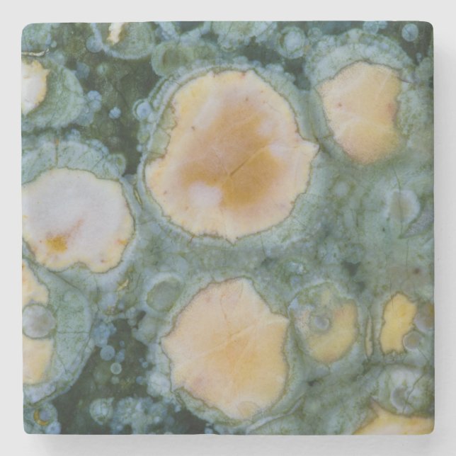 Fläckig Ocean Jasper Stenunderlägg (Framsidan)