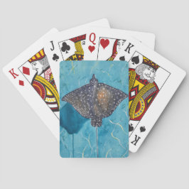 Fläckig örnrocka - Hav Casinokort