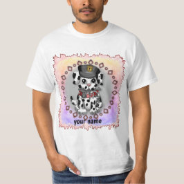 Fläckig Polis Hund t-shirt