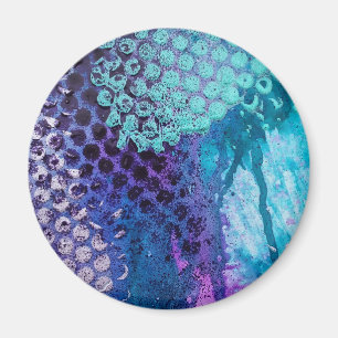 Fläckiga bläckfläckar magnet
