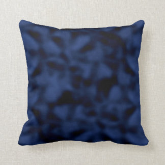 Fläckiga blått och svart kudde