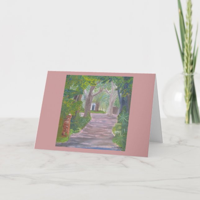 Fläckigt skugga drev kort (Framsida)