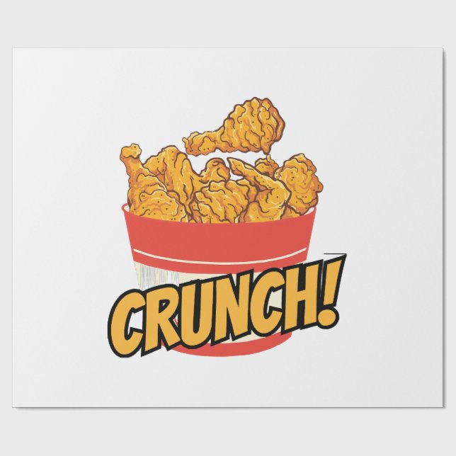 Fläckkyckling Presentpapper (Platt)