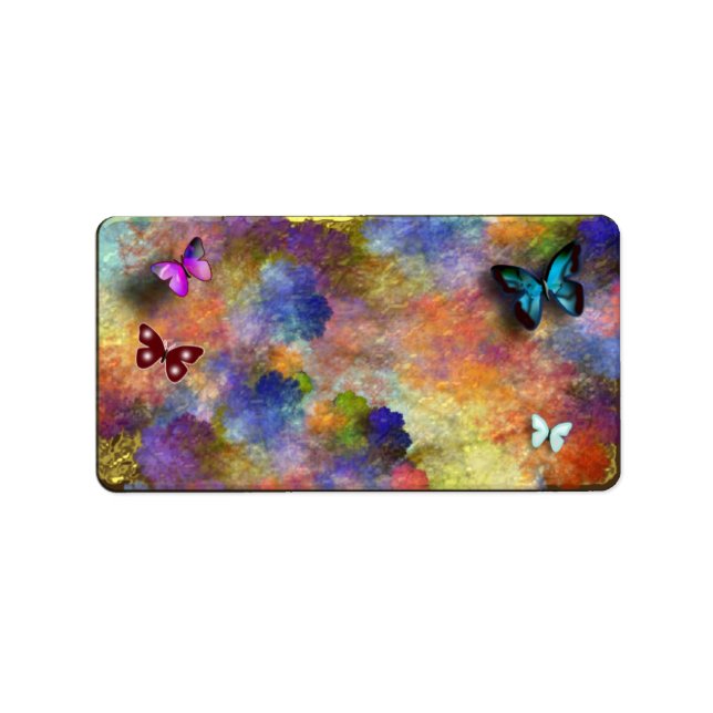 fladdermoln adressetikett (Framsidan)