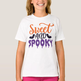 Fladdermöss av sötad och pookisk Roligt Halloween T Shirt