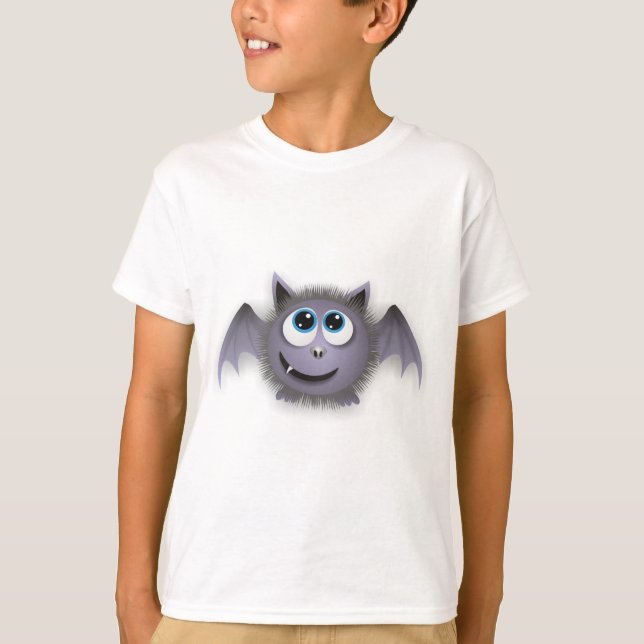 Fladdermöss batty Lil Tee Shirt (Framsida)