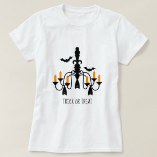 Fladdermöss chandelier Halloween-tema T Shirt