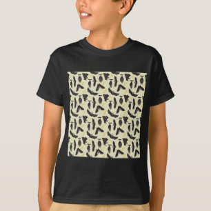 fladdermöss för gult tee shirt