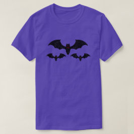 Fladdermöss Halloween Glitter T-Shirt