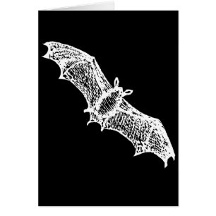 Fladdermöss Hälsningskort