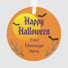 Fladdermöss happy halloween och Måne