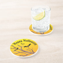 Fladdermöss happy halloween och Måne