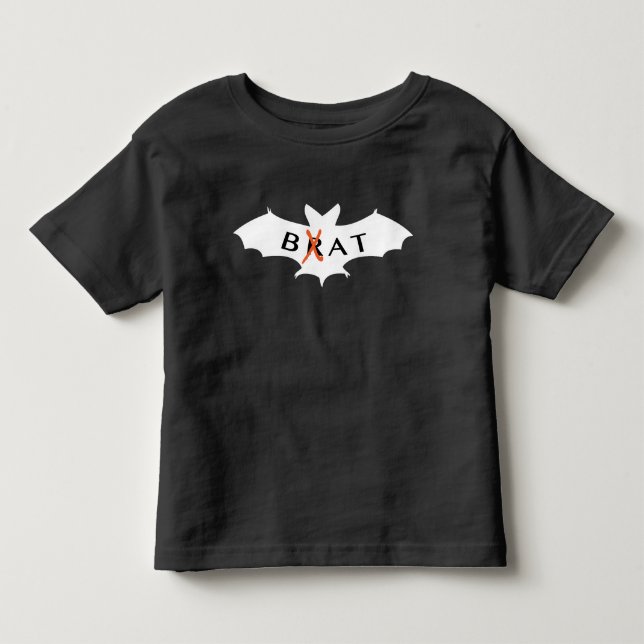 Fladdermöss inte Brat! Tee Shirt (Framsida)