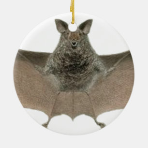 fladdermöss julgransprydnad keramik
