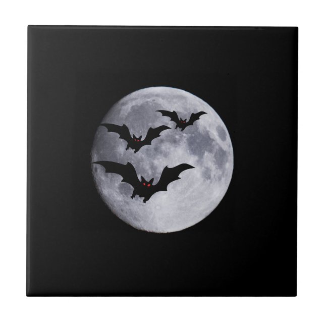 Fladdermöss Kakelplatta (Framsidan)