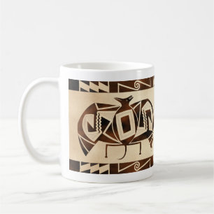 Fladdermöss-Korpsvarta Mimbres Kaffemugg