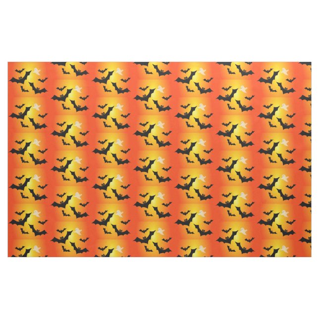 Fladdermöss och Ghost Tyg (Fat Quarter)