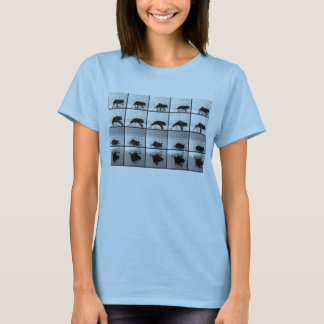fladdermöss på gå t-shirt