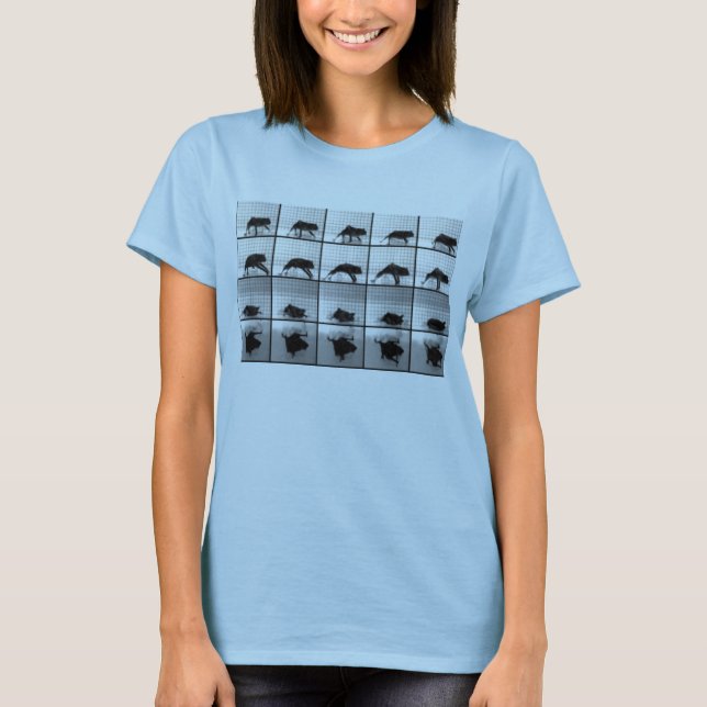 fladdermöss på gå t-shirt (Framsida)
