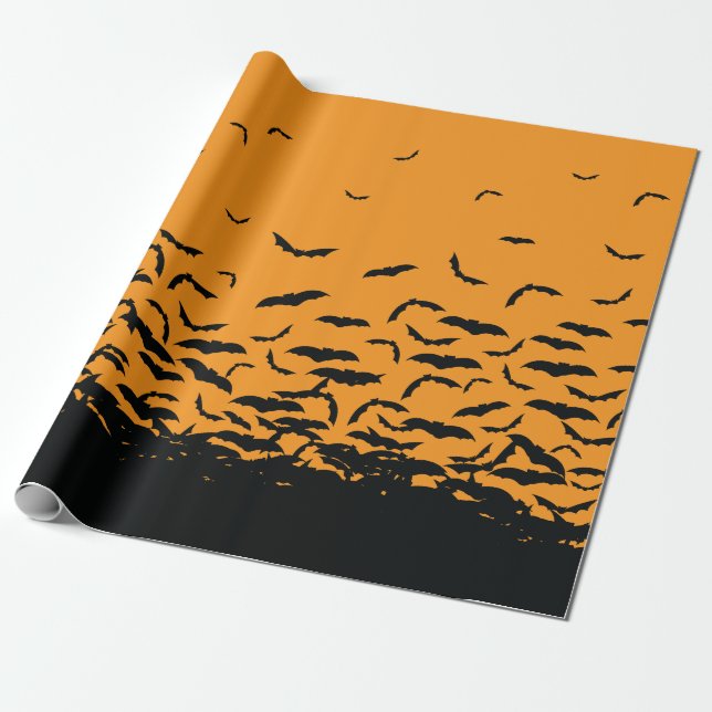 Fladdermöss Presentpapper (Utrullad)