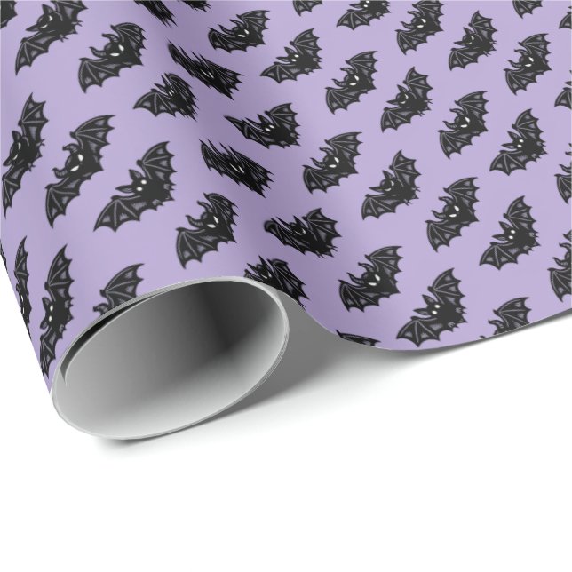 Fladdermöss Presentpapper (Rullad Hörn)