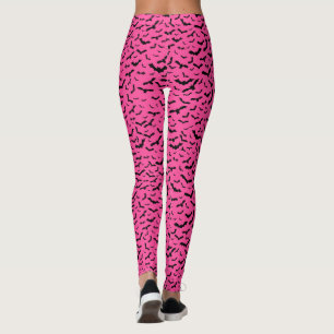Fladdermöss Rosa Leggings
