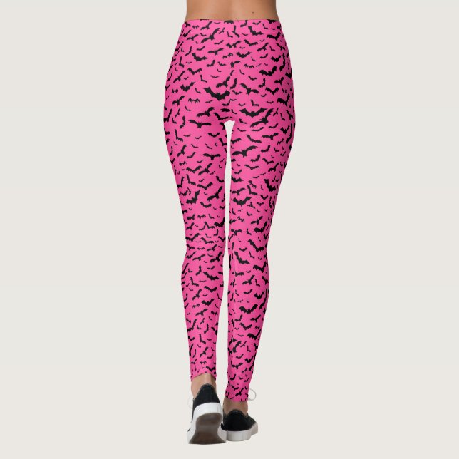 Fladdermöss Rosa Leggings (Baksida)