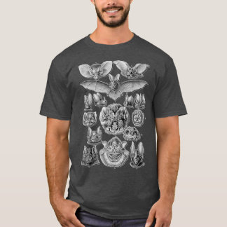 Fladdermöss Scientific Illustration Teckning Biolo T Shirt