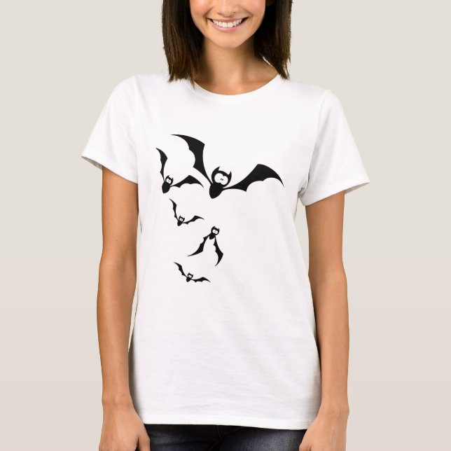 Fladdermöss T Shirt (Framsida)