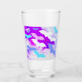 Fladdermöss vid Pastellns Lila under flygning Glaskopp