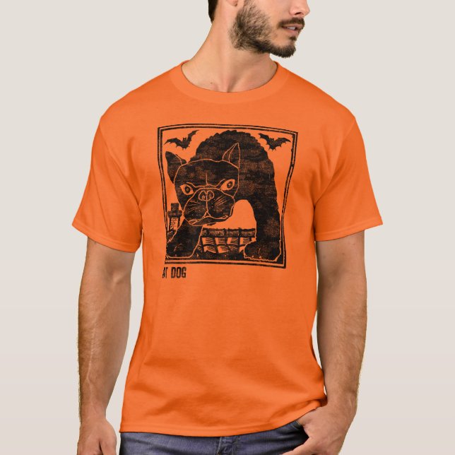 Fladdermösshund Tee Shirt (Framsida)